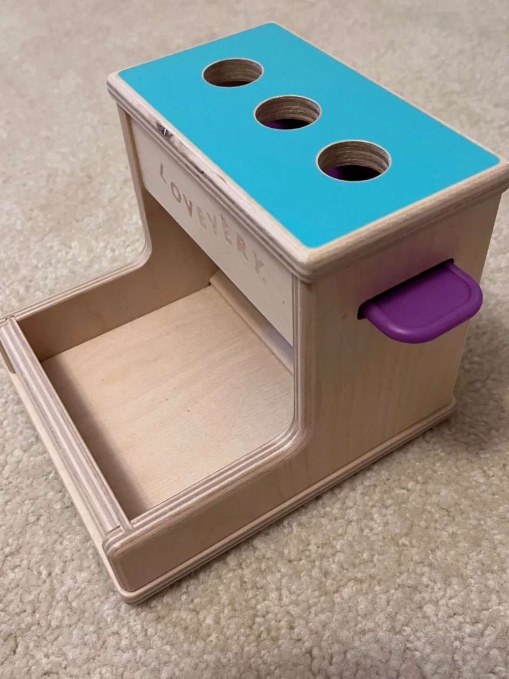 Lovevery The Thinker Play Kit Wooden Peg Drop